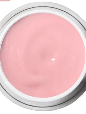 Ljusrosa builder gel för naglar - Ljusrosa builder gel som ger en naturlig och fräsch look till naglarna. Perfekt för att skapa en mjuk bas eller använda till nail art. Gelen har en krämig konsistens och passar både till förlängning och förstärkning. Ger en snygg glansig finish. 