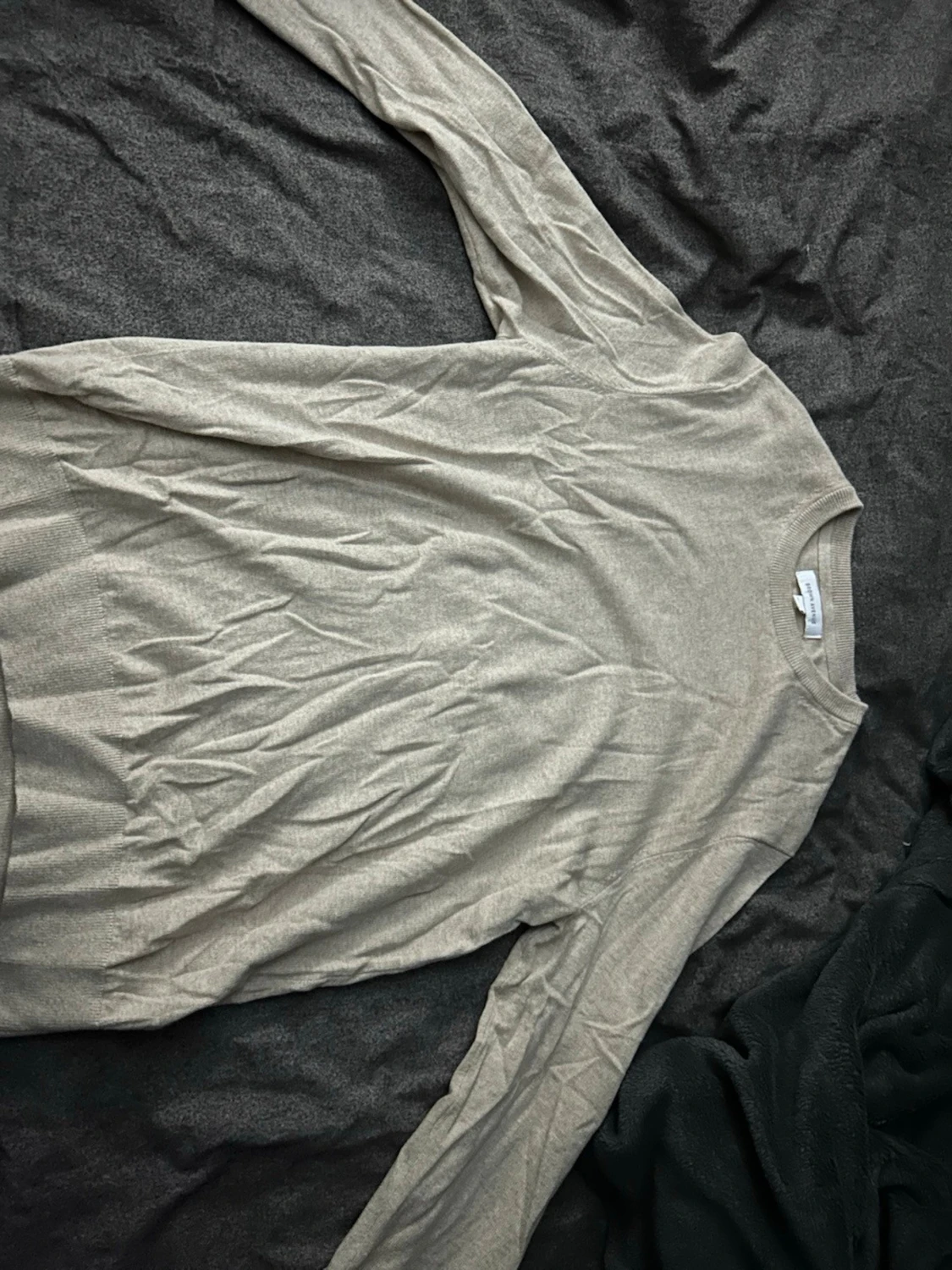 Beige stickad tröja Brown Avenue