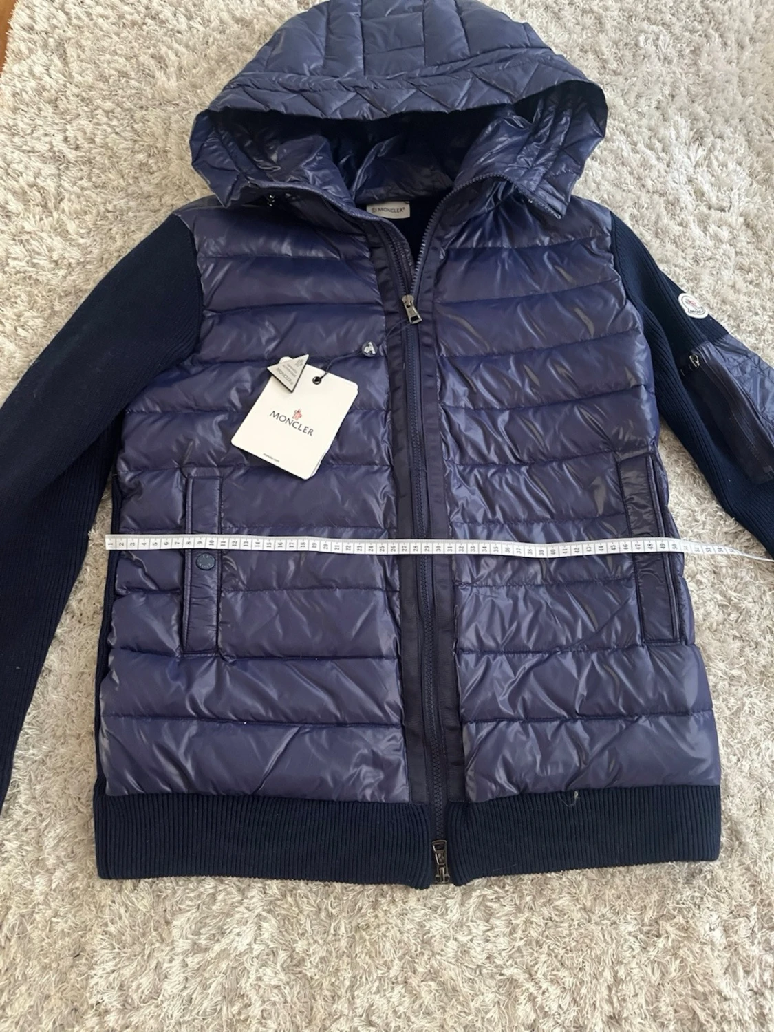 Mörkblå cardiganjacka från Moncler - 6