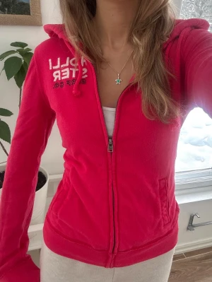 Hollister zip - En zip från Hollister i storlek M. 1 litet hål vid axel dock syns inte det särkilt. Frakt inom 24h, PostNord prioriteras. Se liknande plagg i min profil!