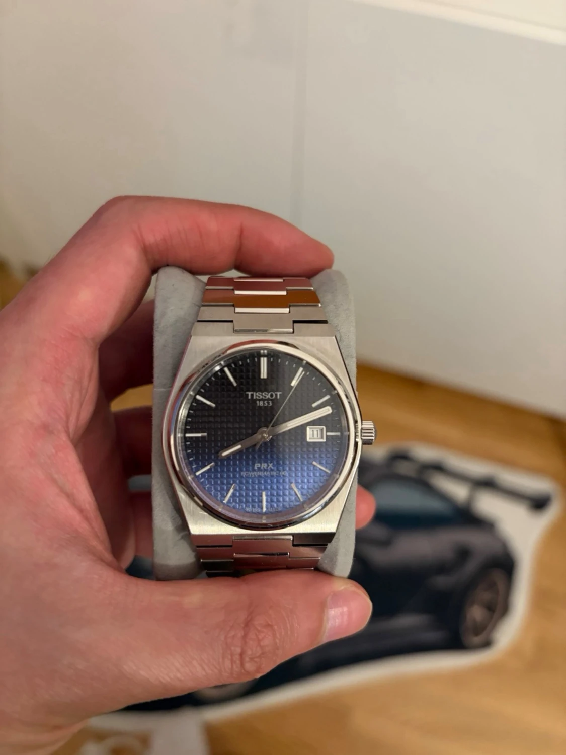 Tissot PRX blå klocka i stål - 2