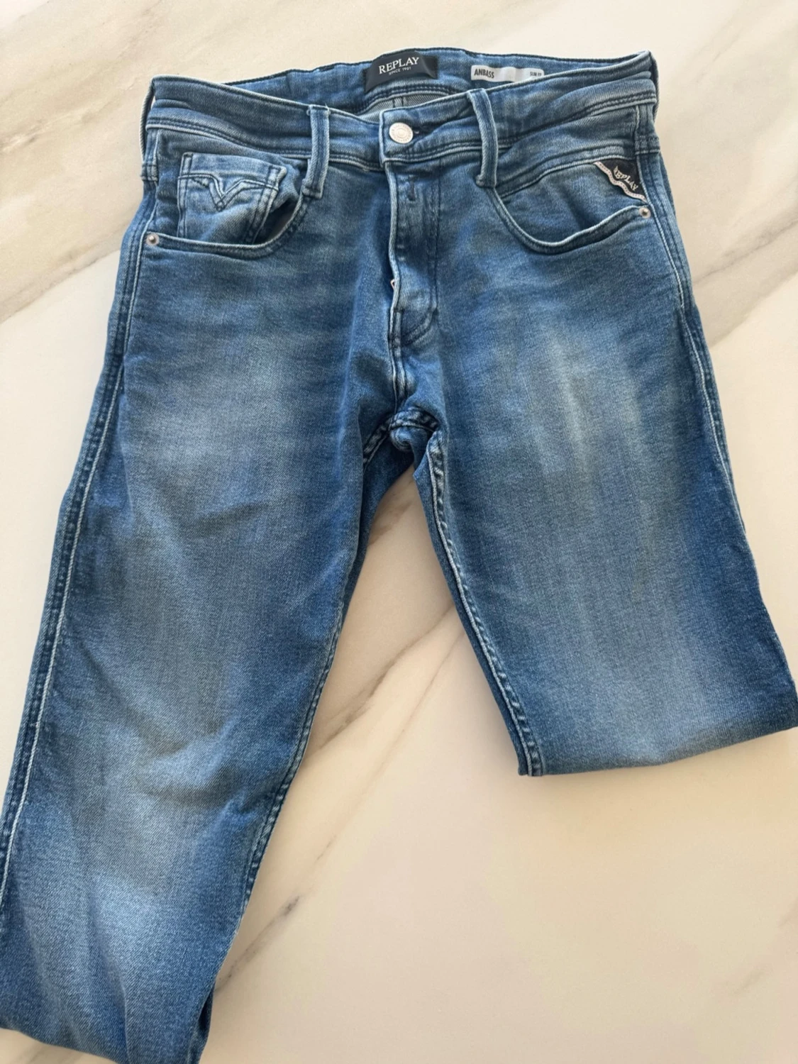 Blå jeans från Replay