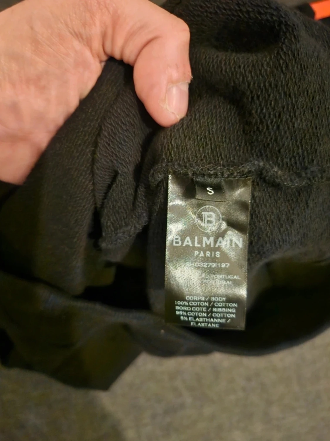 Svart Balmain Paris sweatshirt - 4