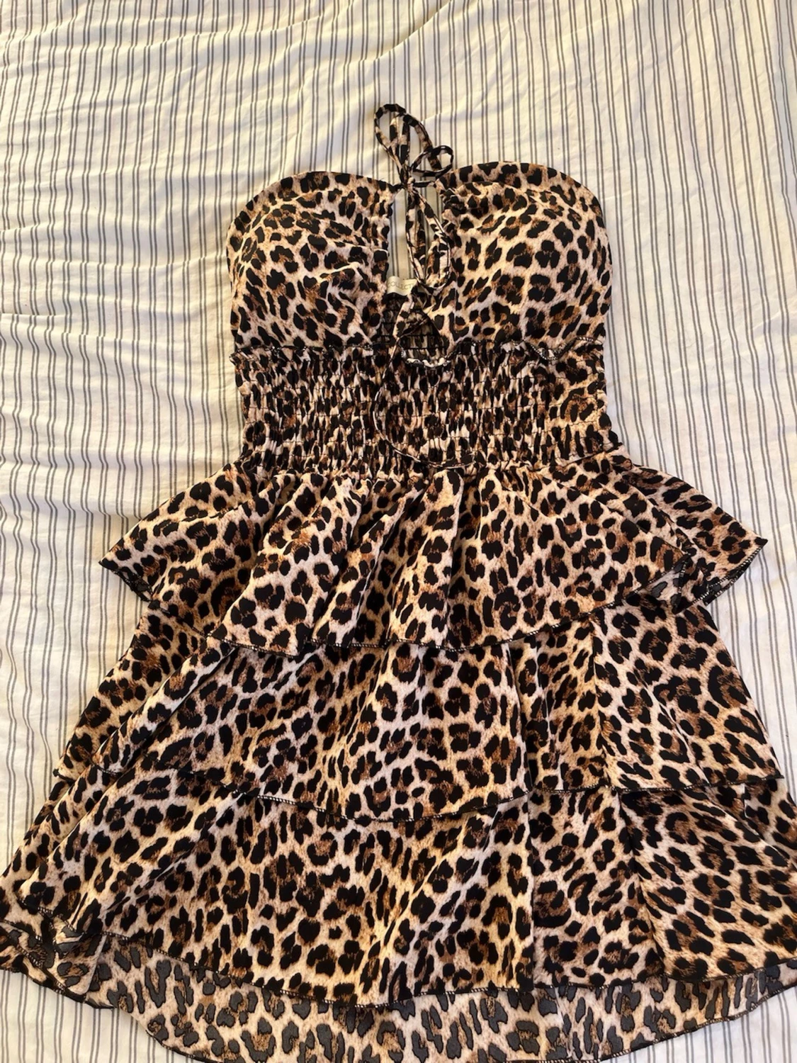 Leopard klänning  - 2