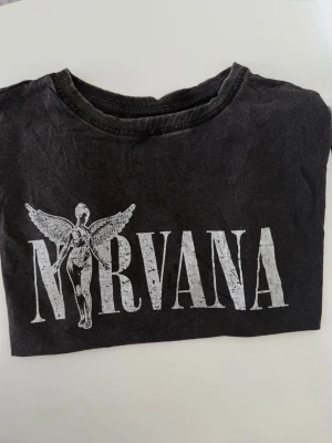 washed black Nirvana t-shirt  - washed black Nirvana t-shirt   Size: M (oversized fit) Condition: used, in good condition  💰 Price: 60 kr  📦 Fast shipping / meet-up possible Message me if interested 💌