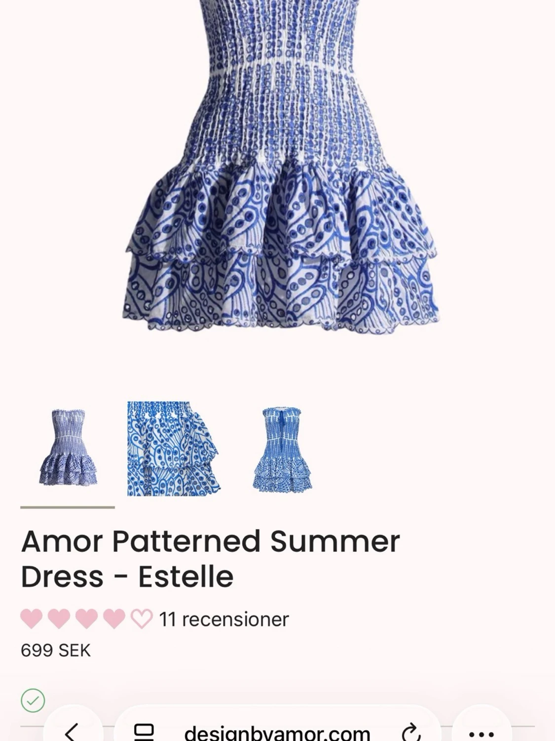 Design by Amor klänning - 1