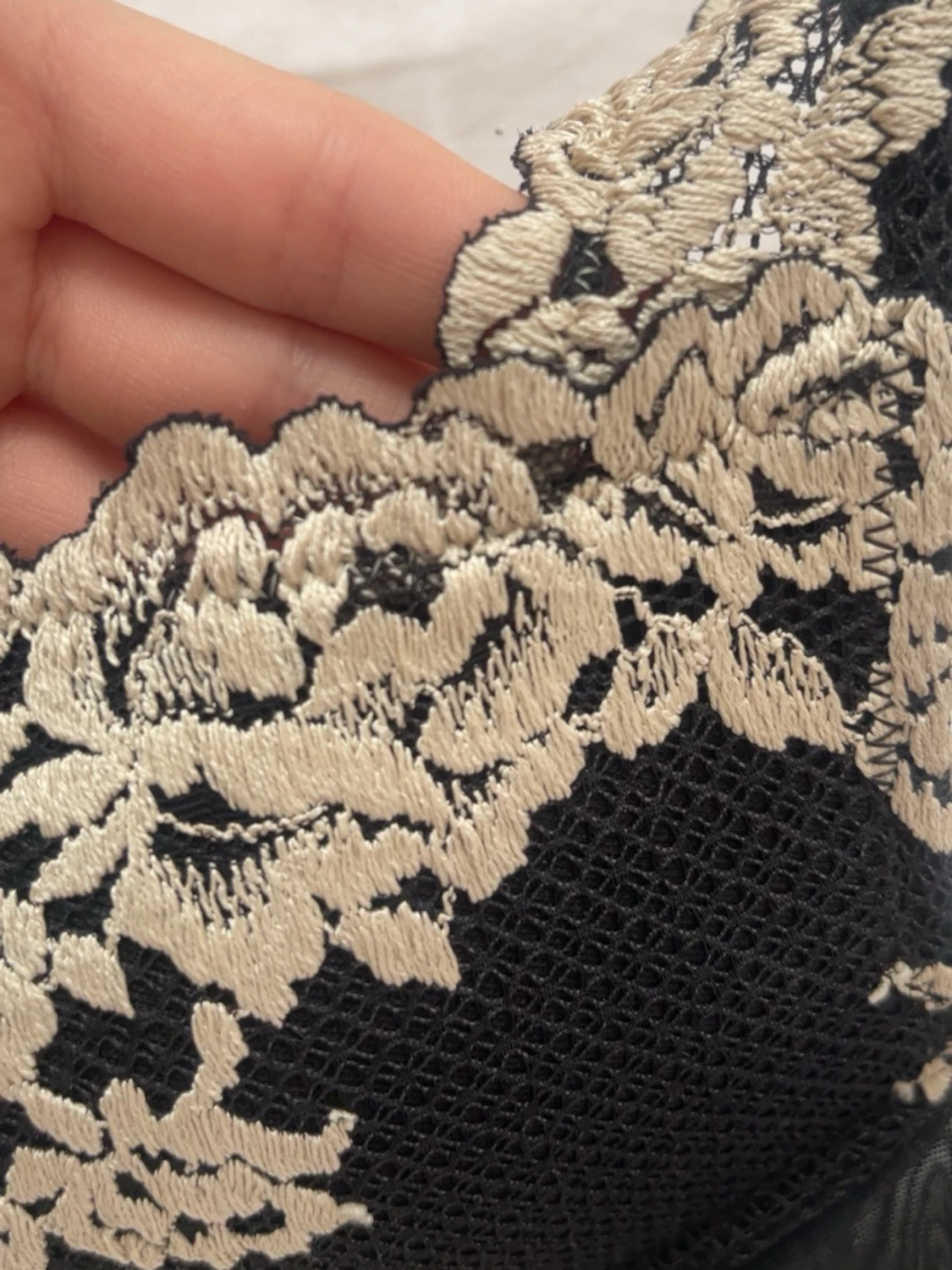 Svart intimissmi bh med spetsdetaljer - 3