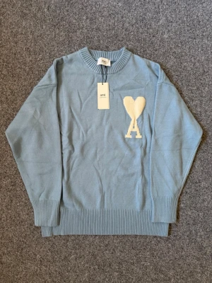 Ami Paris baby blue sweatee - Size M, true to size. Very comfortable and fits perfectly.