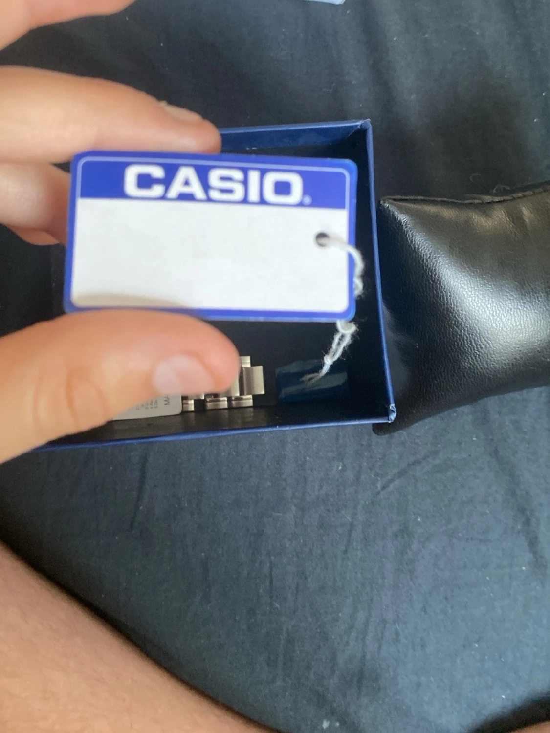 Casio klocka med blå urtavla - 4
