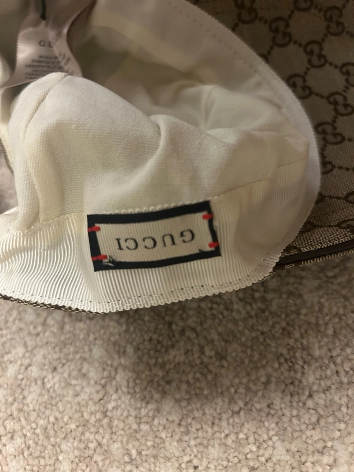 Beige GG keps från Gucci - 3