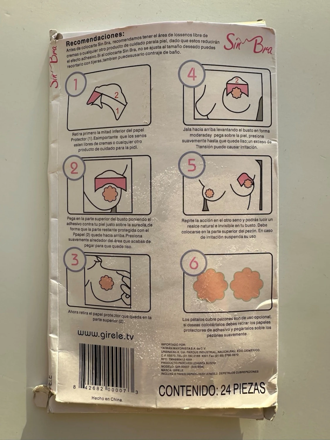 6-pack nipple covers - NYA i förpackning  - 2