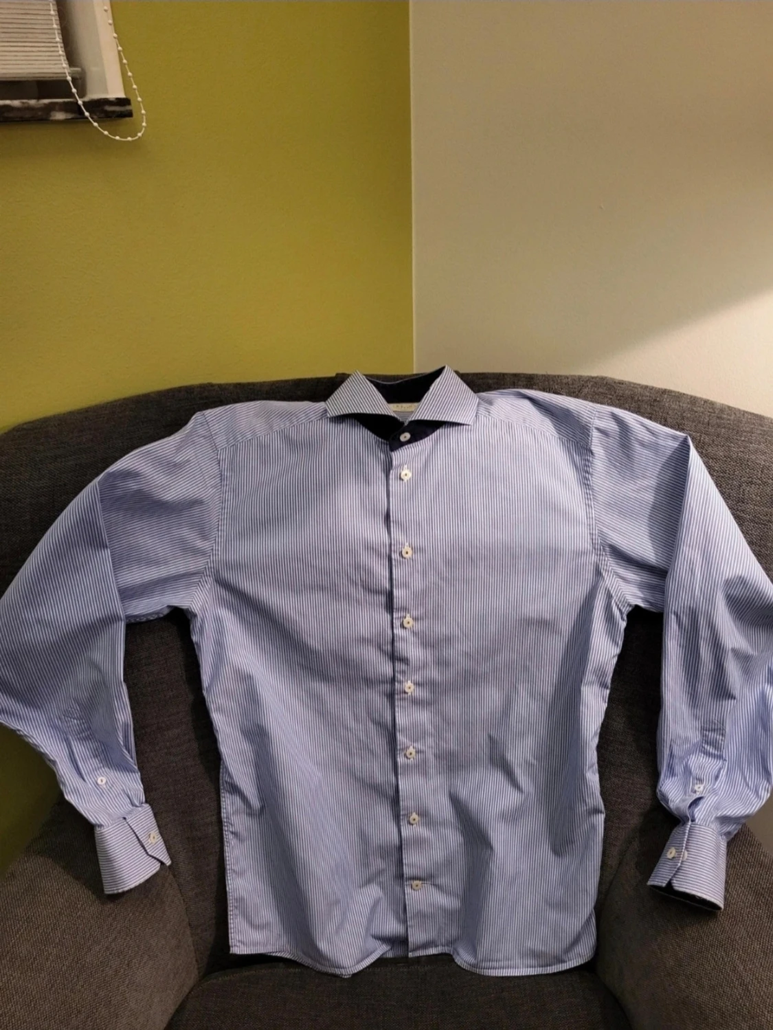 Blårandig skjorta från Eton - 1