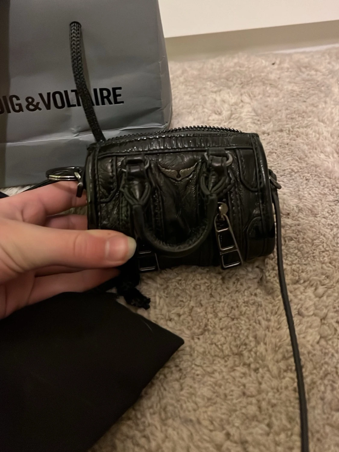 Svart minihandväska Zadig & Voltaire - 3