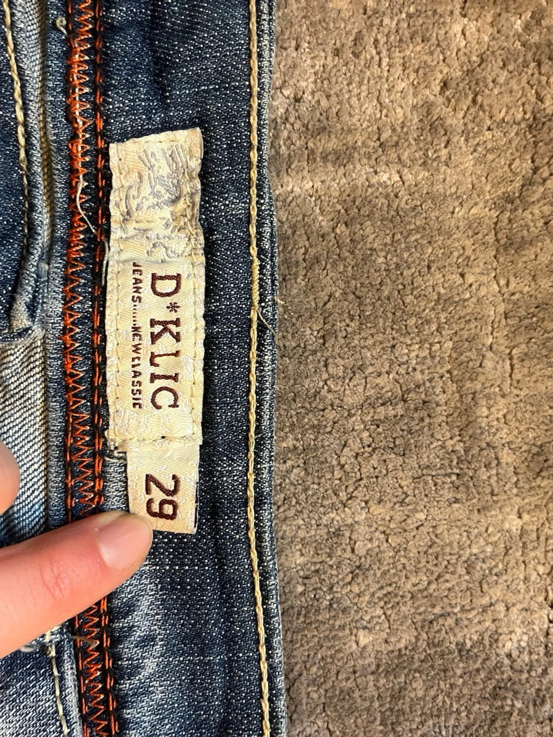 Blå jeanskjol från D*KLIC - 1