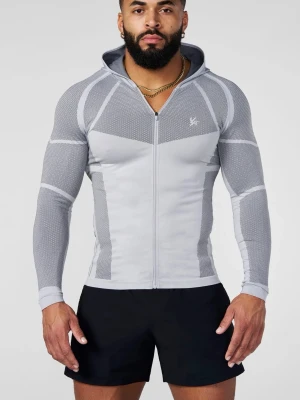 YoungLA Compression zip up - Säljer en snygg Compression zip up från Yla. Den har blivit för liten för mig så måste tyvärr sälja. Den är grymt snygg och tvär skön! Använd vid enstaka tillfällen 