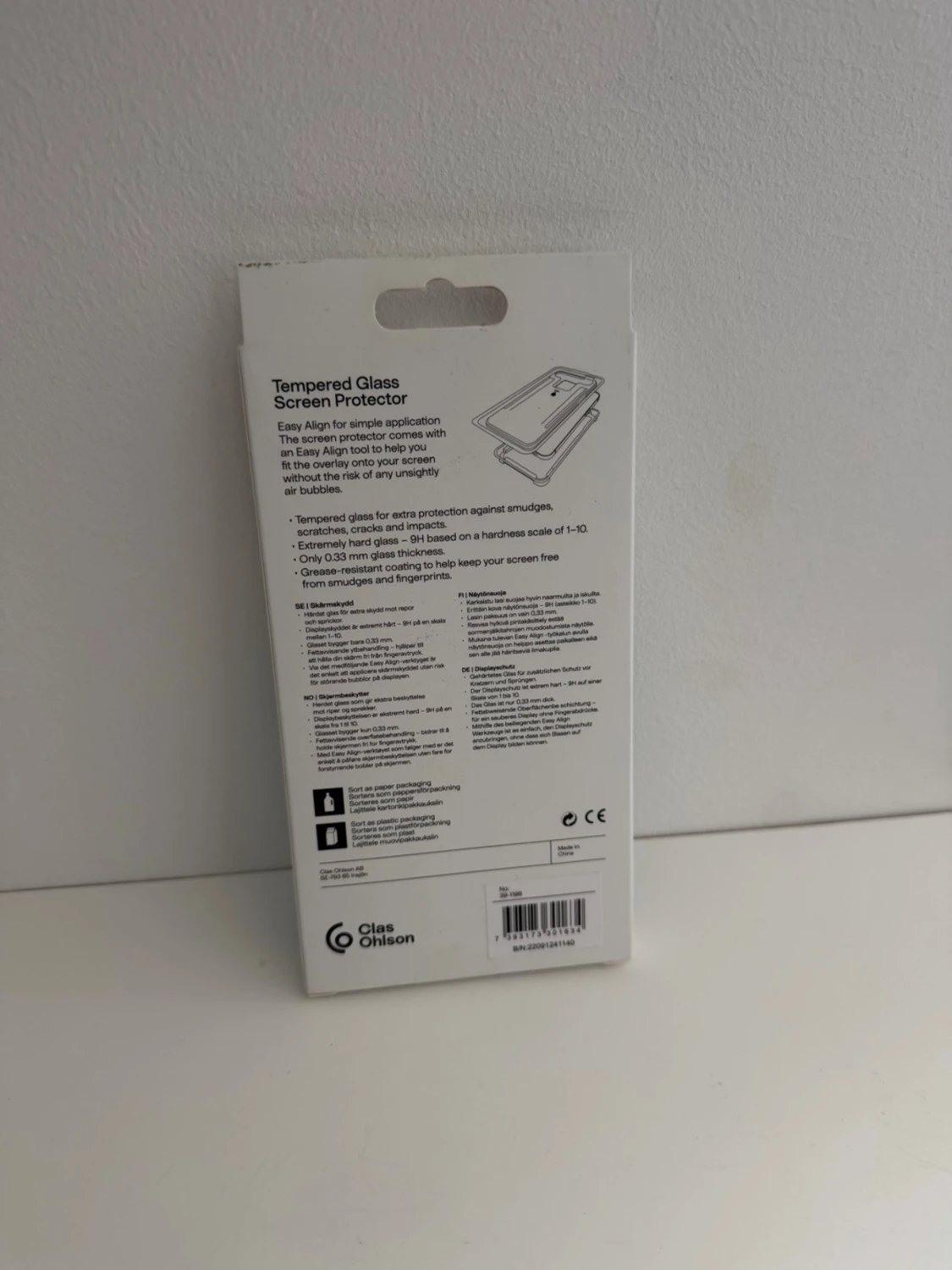 Tempered Glass skärmskydd iPhone 12/12 Pro - 1