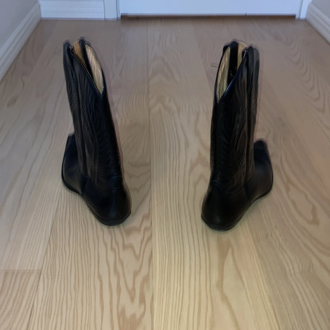 Läder Cowboy boots storlek 40-43 - 90