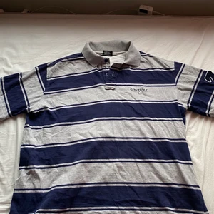 Vintage Polo - vintage surftex randig skjorta, bra passform och bra för sommaren. Passar S-M