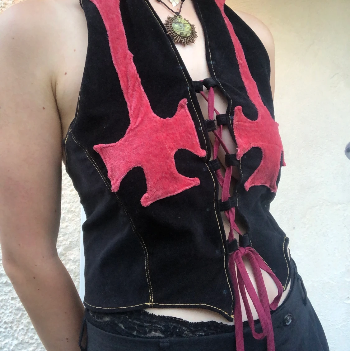 Halterneck satancross top - 90