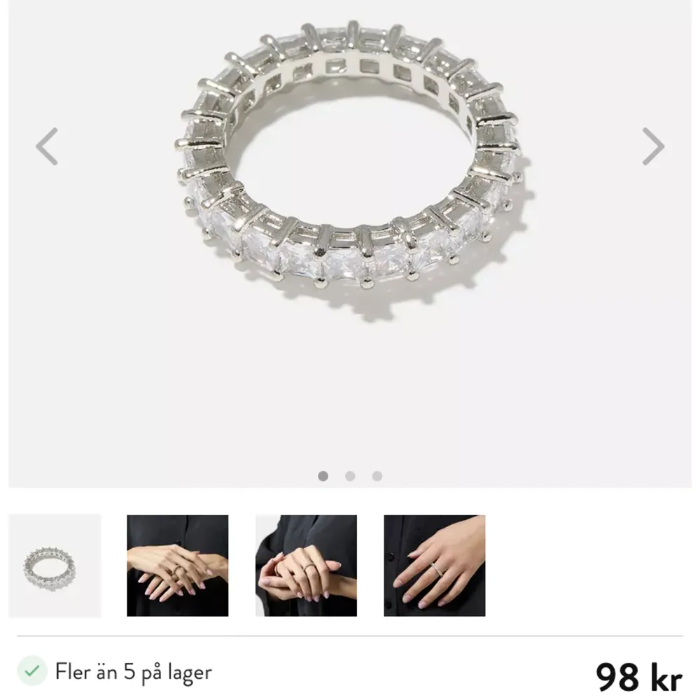 Super fin ring från ur och Penn, använd en gång då den tyvärr är för stor för mig. Köpt för 98 kr, säljer för 70kr (kom med prisförslag)🙌🏼💘. Accessoarer.