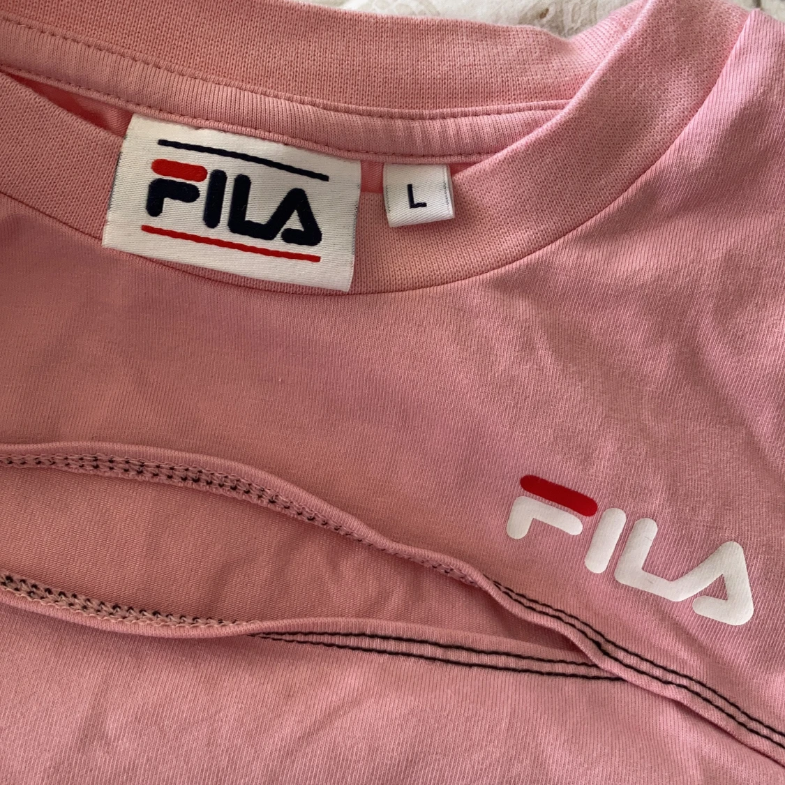 🌸 rosa croptop från FILA! M/L - 90
