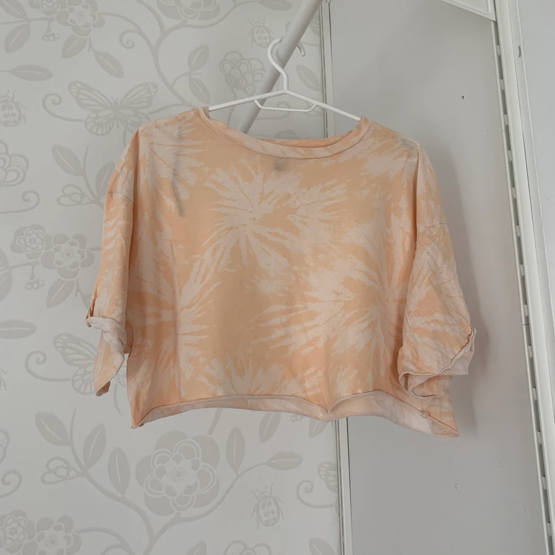 H&M Croppad T-shirt i S