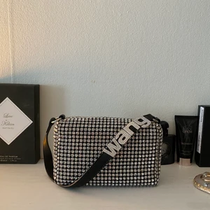 Crystal bag  - Never worn crystal bag (dupe) but in great condition and quality comes with leather strap and silver chain 