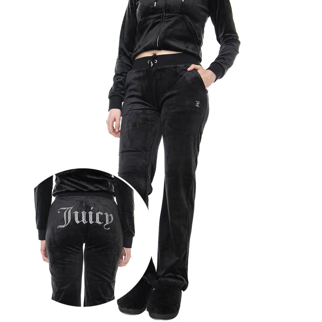 Svarta Juicy Couture Byxor Strl. S 