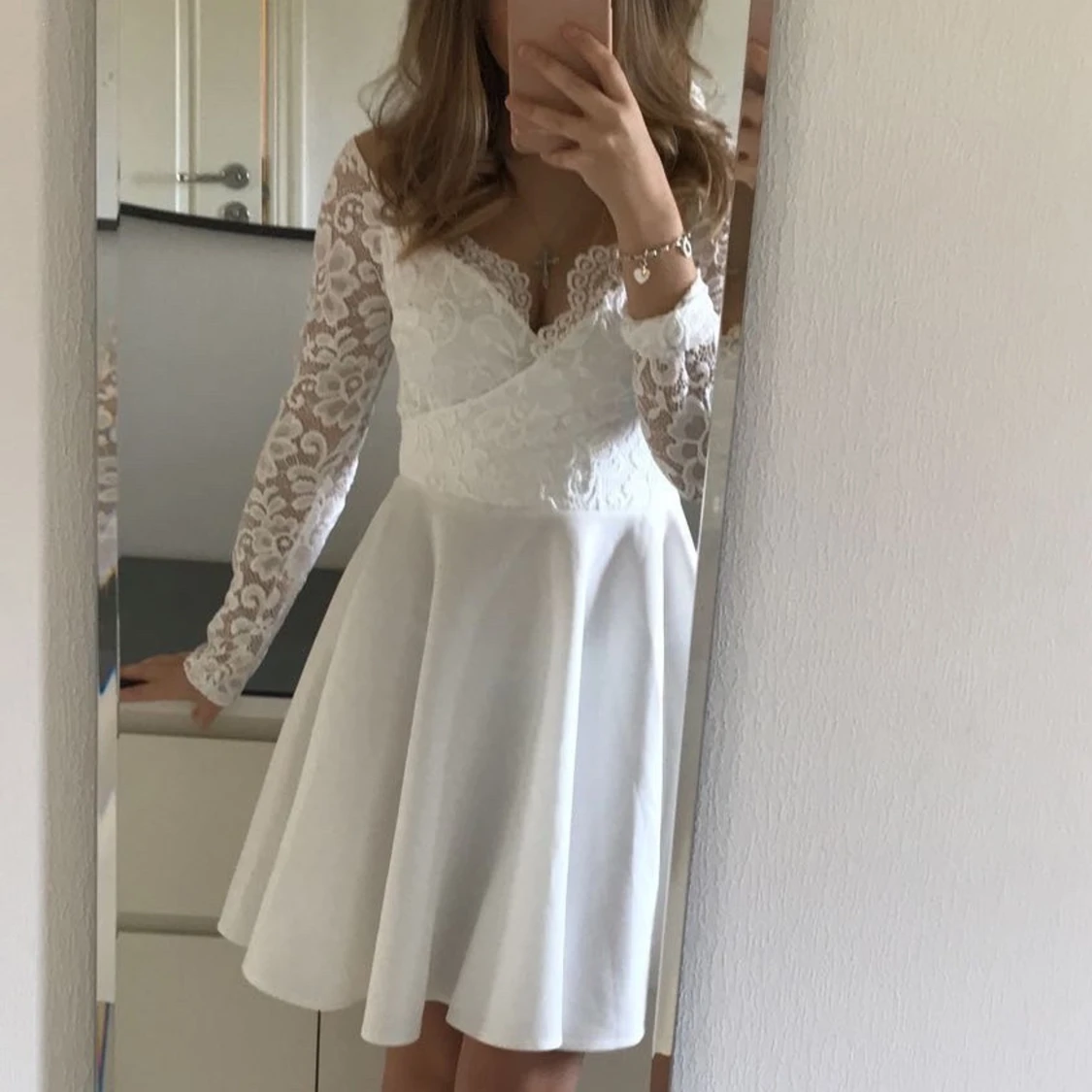 Vit klänning 