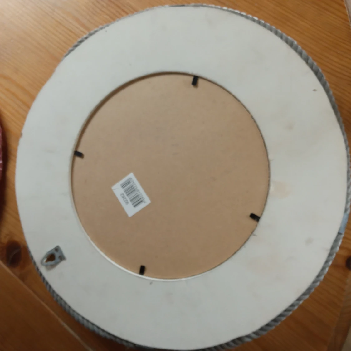 Rund spegel Ocean med träram. - 91