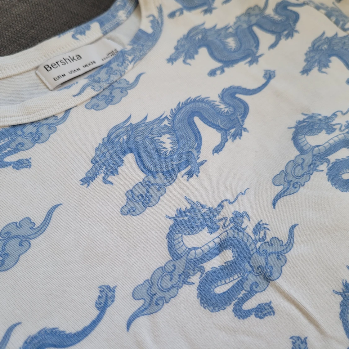 Bershka Croptop i Draketryck🐉 - 91