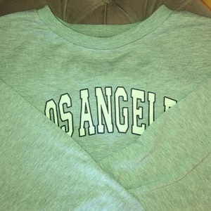 Grå tröja - Säljer min gråa tröja från shein då den inte kommer till användning längre. Den är i fint skick bortsätt från ett litet hål som finns få ena armen, skriv privat för bild💕det är nog lätt att fixa med nål och tråd men har aldrig haft någon tid