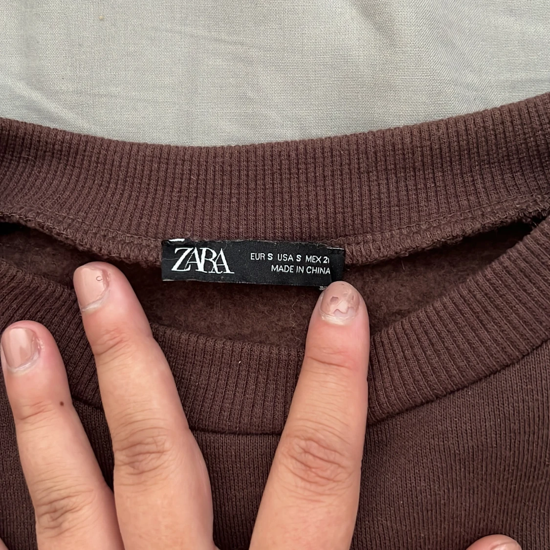 Brun sweatshirt  - 90