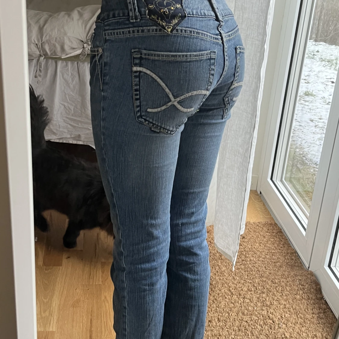 Lågmidjade jeans  - 90