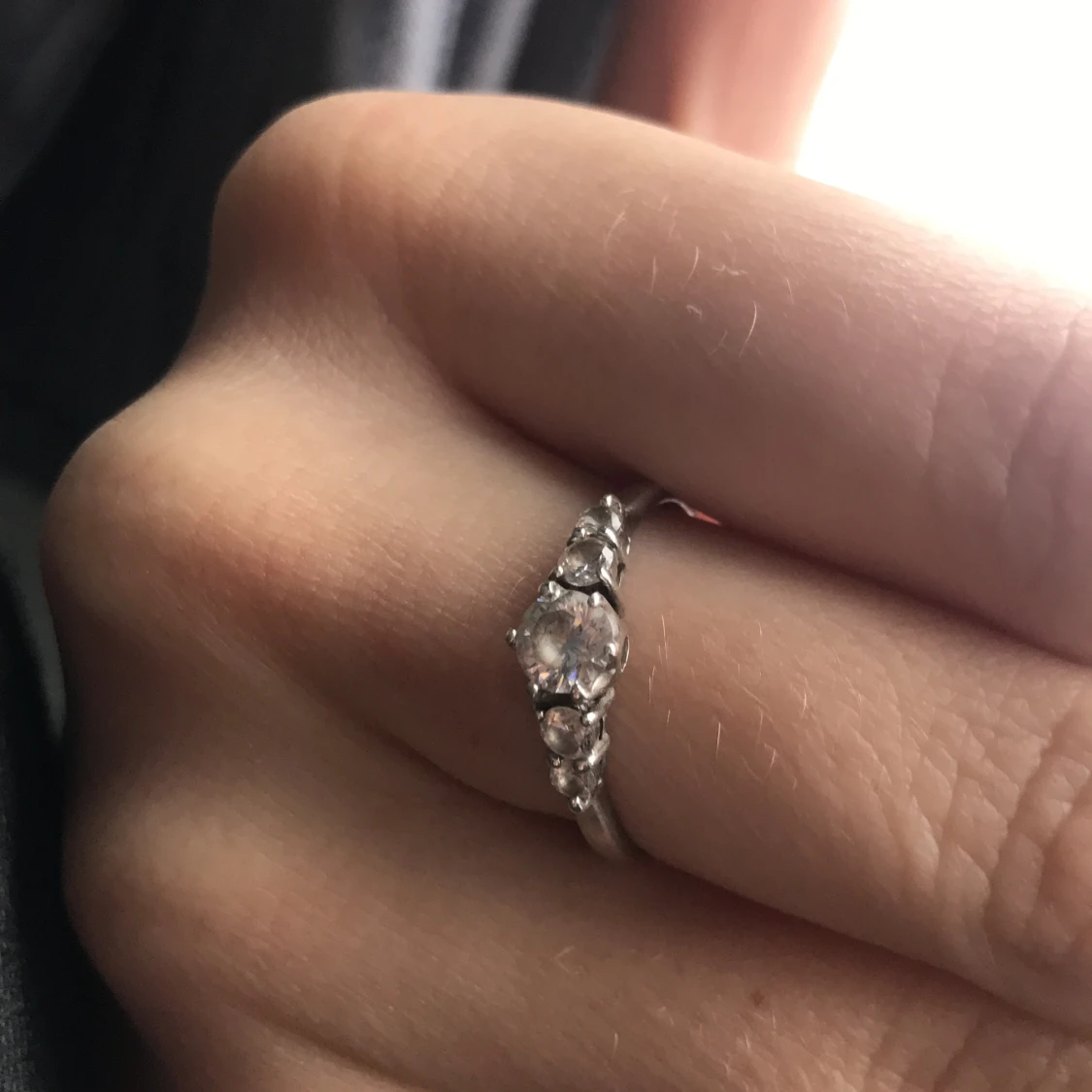 Äkta silver ring - 90