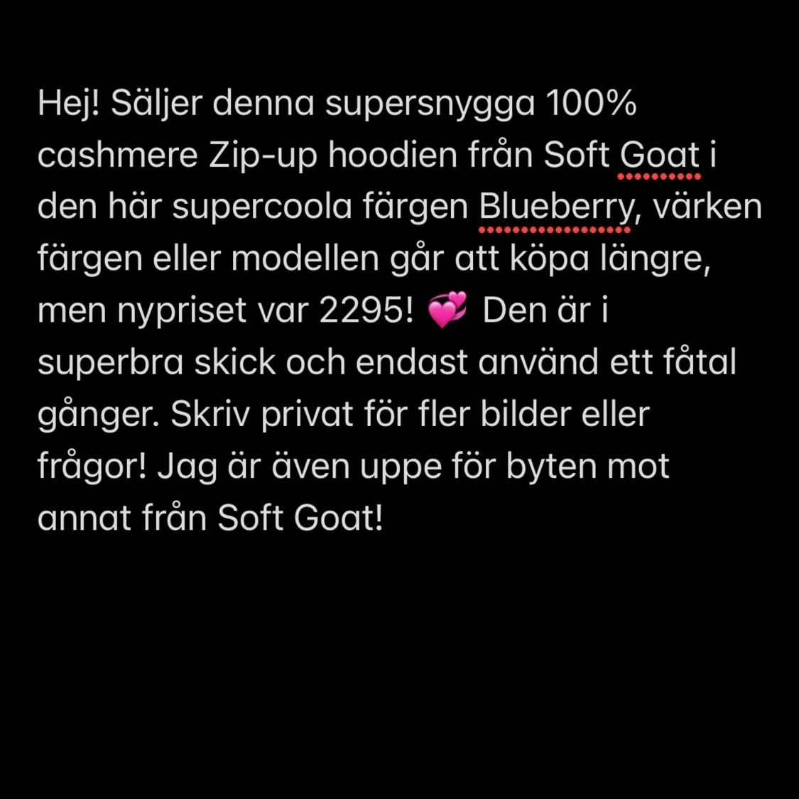 Soft Goat Hoodie - 90