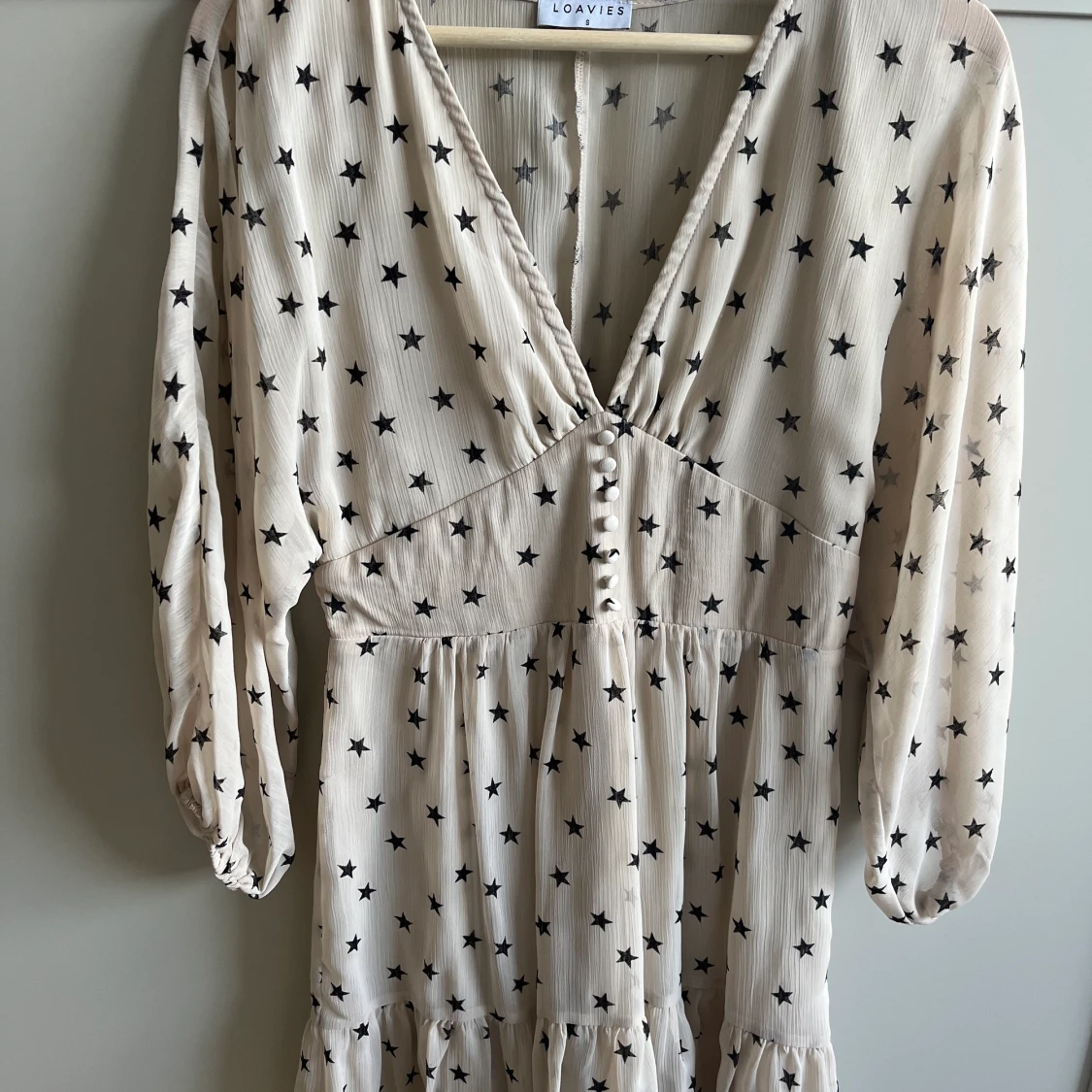 Klänning med stjärnor stl 36  - 90