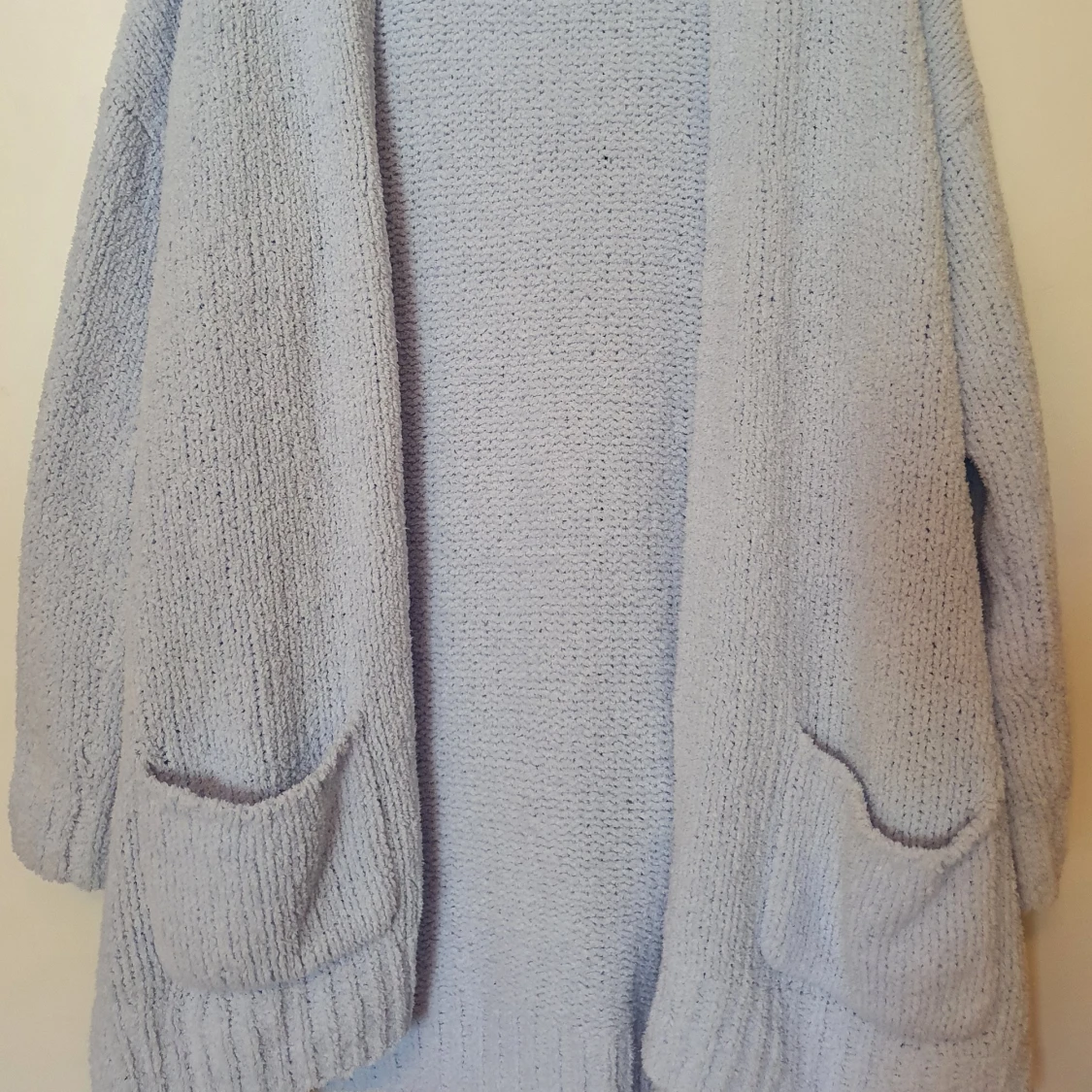Ljusblå kofta - 90