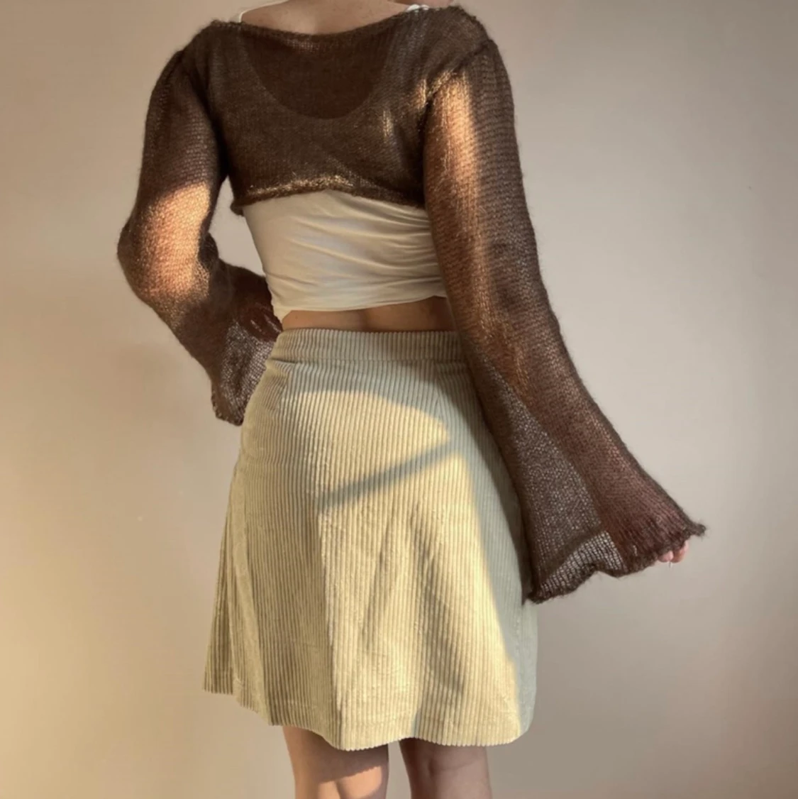 Löst stickad tröja / sleeves  - 91