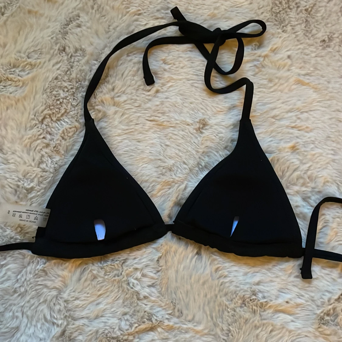 Svart bikinitopp - 90