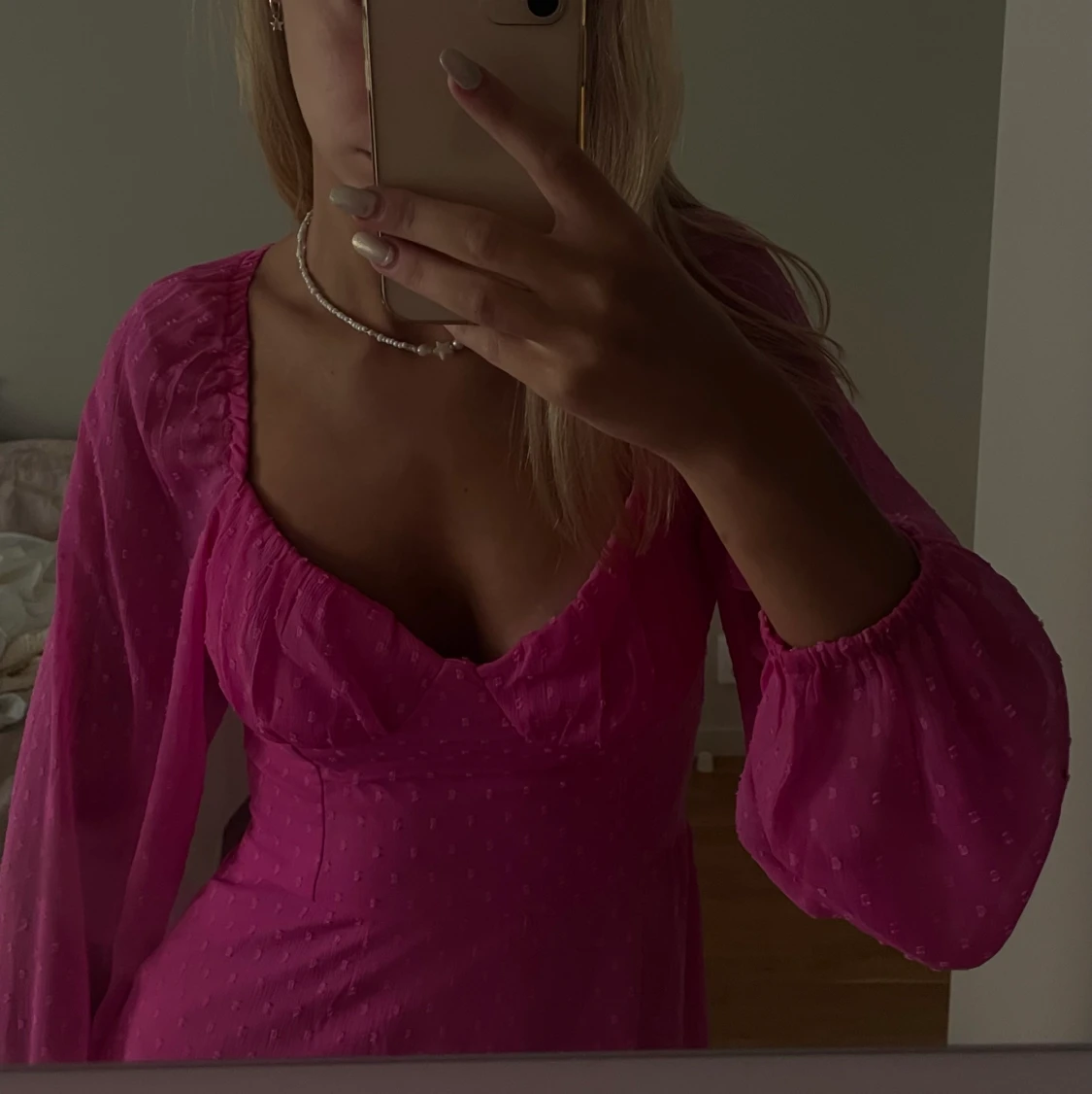 Rosa klänning  - 90