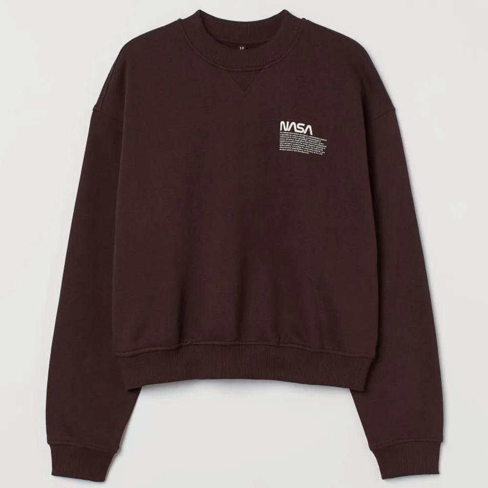 brun sweatshirt från h&m som inte säljs i butik längre och är slutsåld på hemsidan. storlek l men sitter som s/m. använd ett fåtal gånger, nyskick.. Tröjor & Koftor.