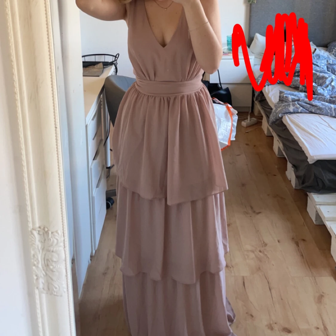 balklänning i storlek xs - 90