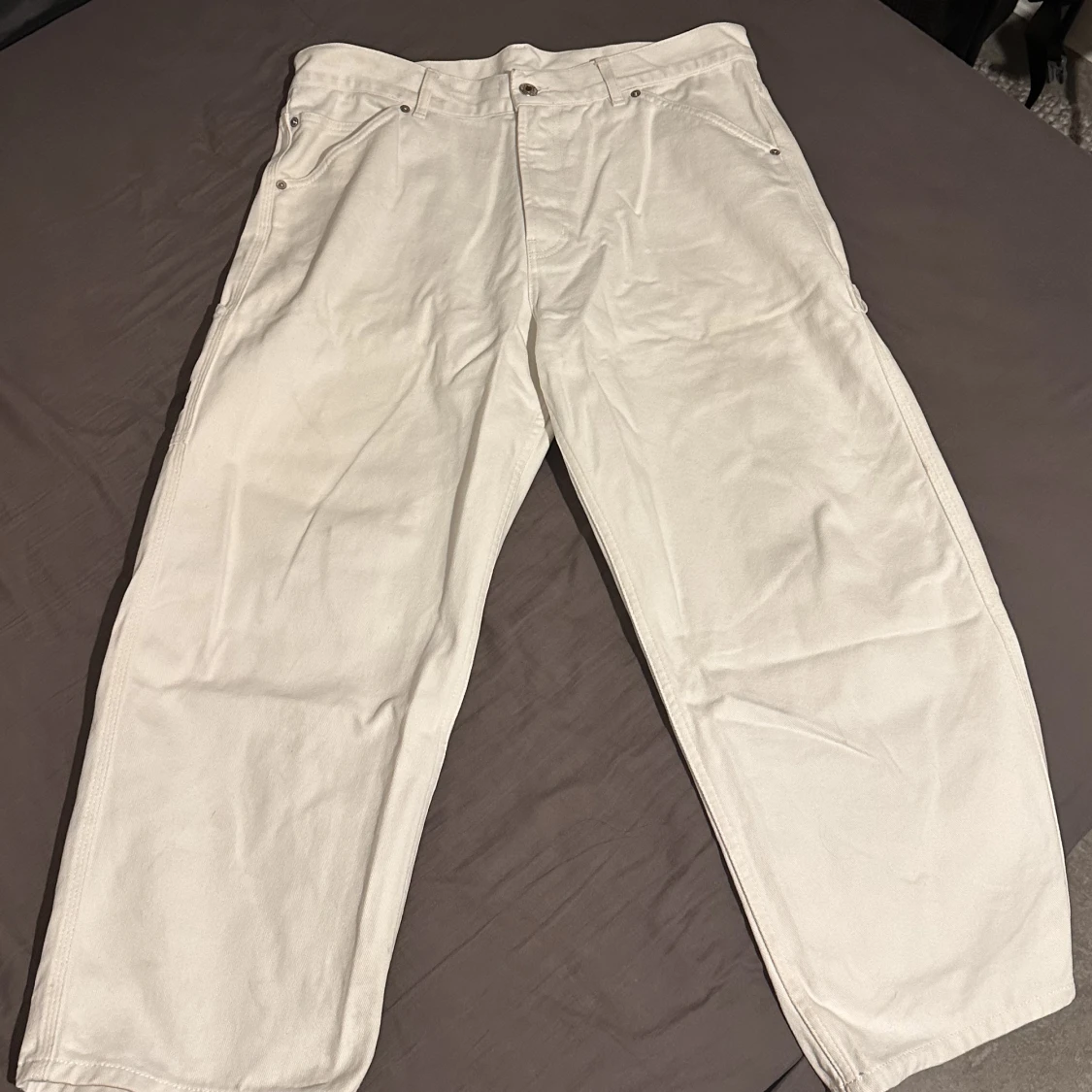 Vita baggy byxor  - 91