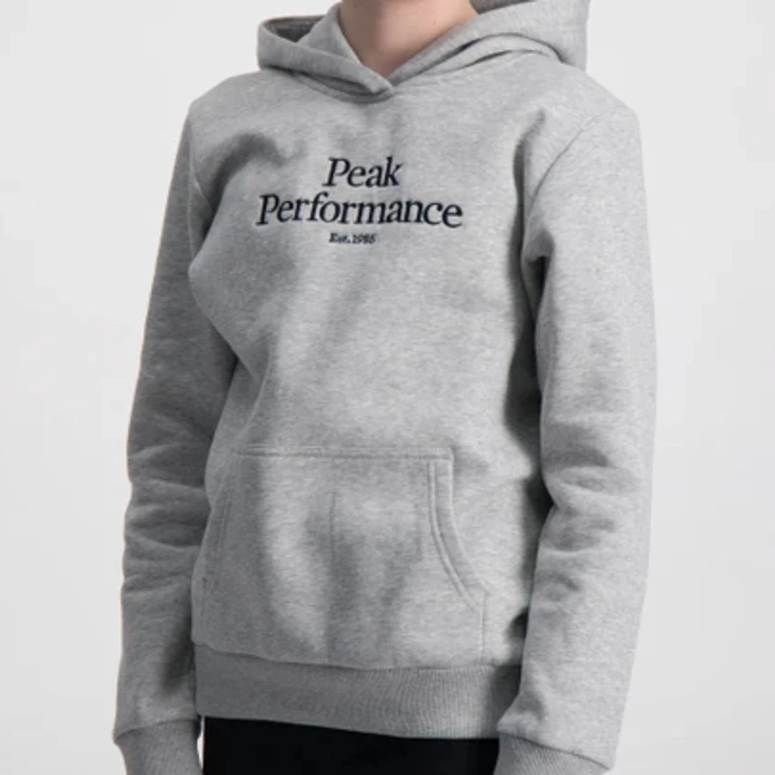 Grå peak performance hoodie - 90