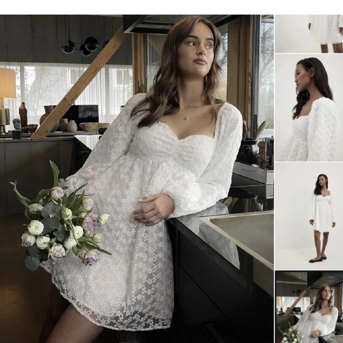 Vit klänning från NAKD