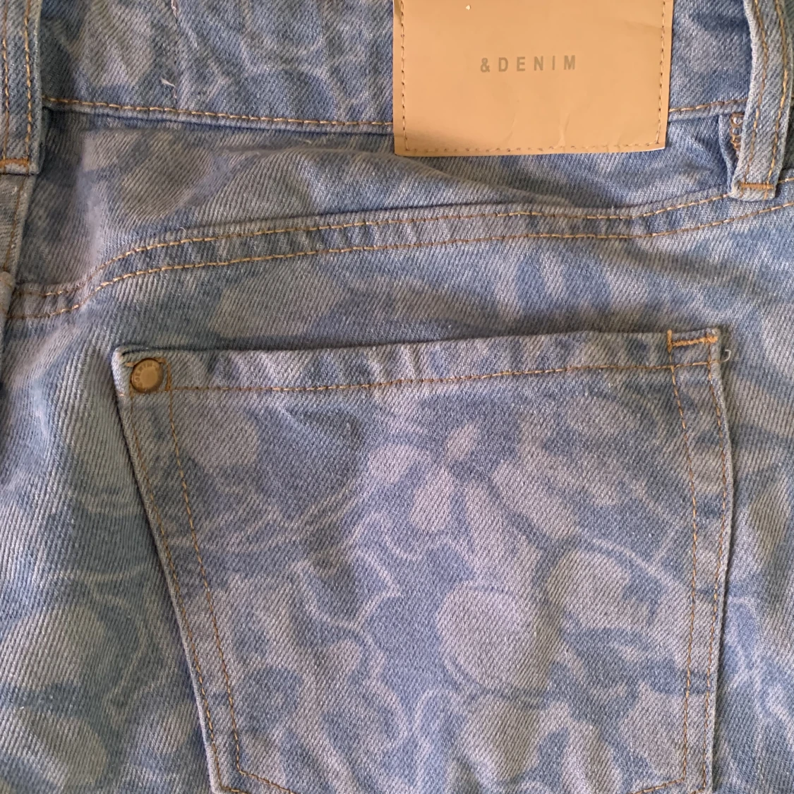 blommiga jeans byxor - 91