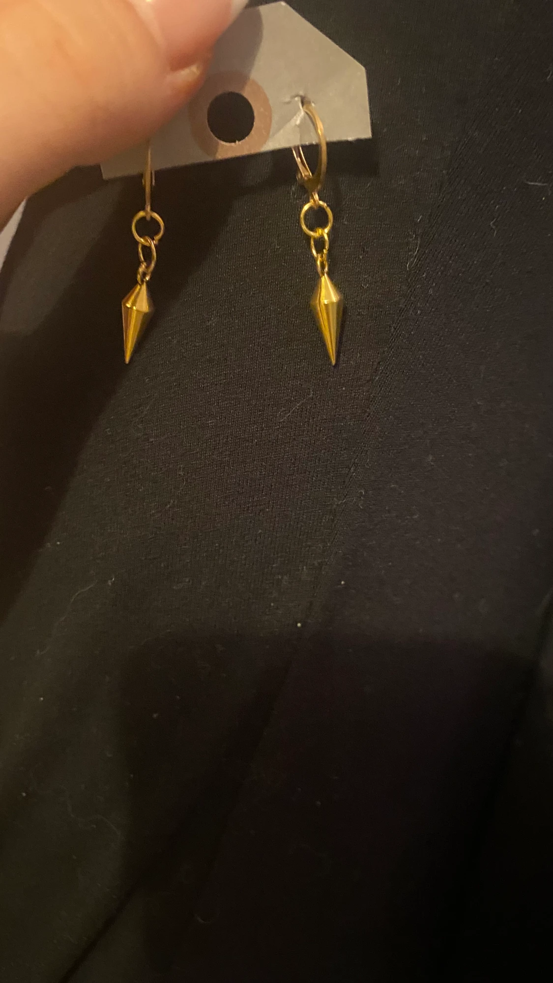 Egengjorda örhängen