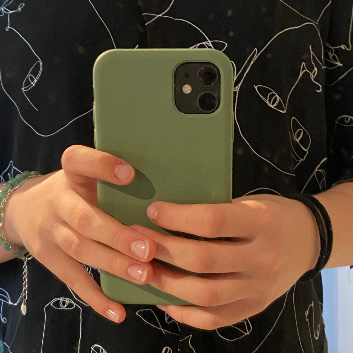 Mönstrad blus/skjorta