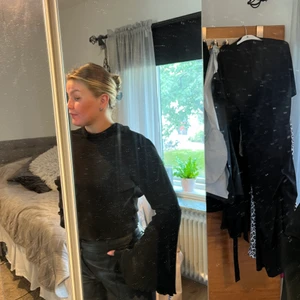 Fest blus - Snygg festtopp Nyskick Knytdetaljer i ryggen